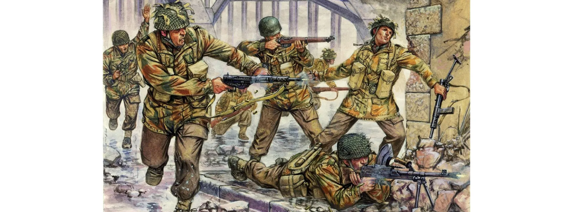 ITALERI 6034 Britische Fallschirmjäger | Figuren Bausatz 1:72