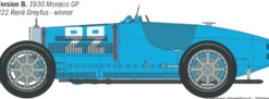 ITALERI 4716 Bugatti 35B T.F1929/Mon.1930 | Auto Bausatz 1:12