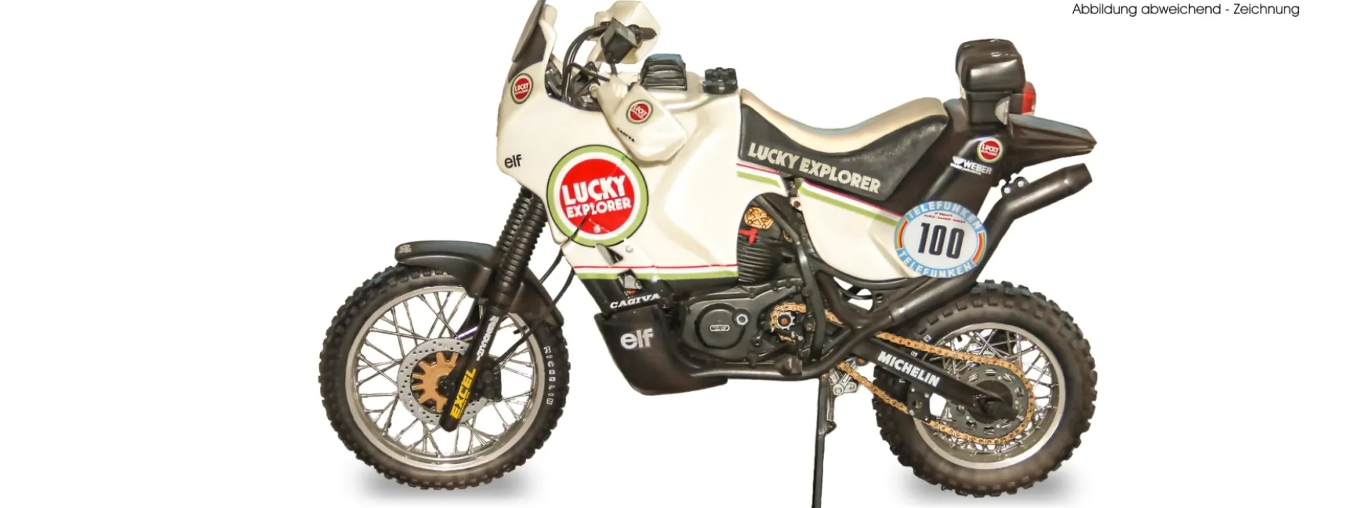 ITALERI 4643 Cagiva Elephant 850 Winner 1987 | Motorrad Bausatz 1:9