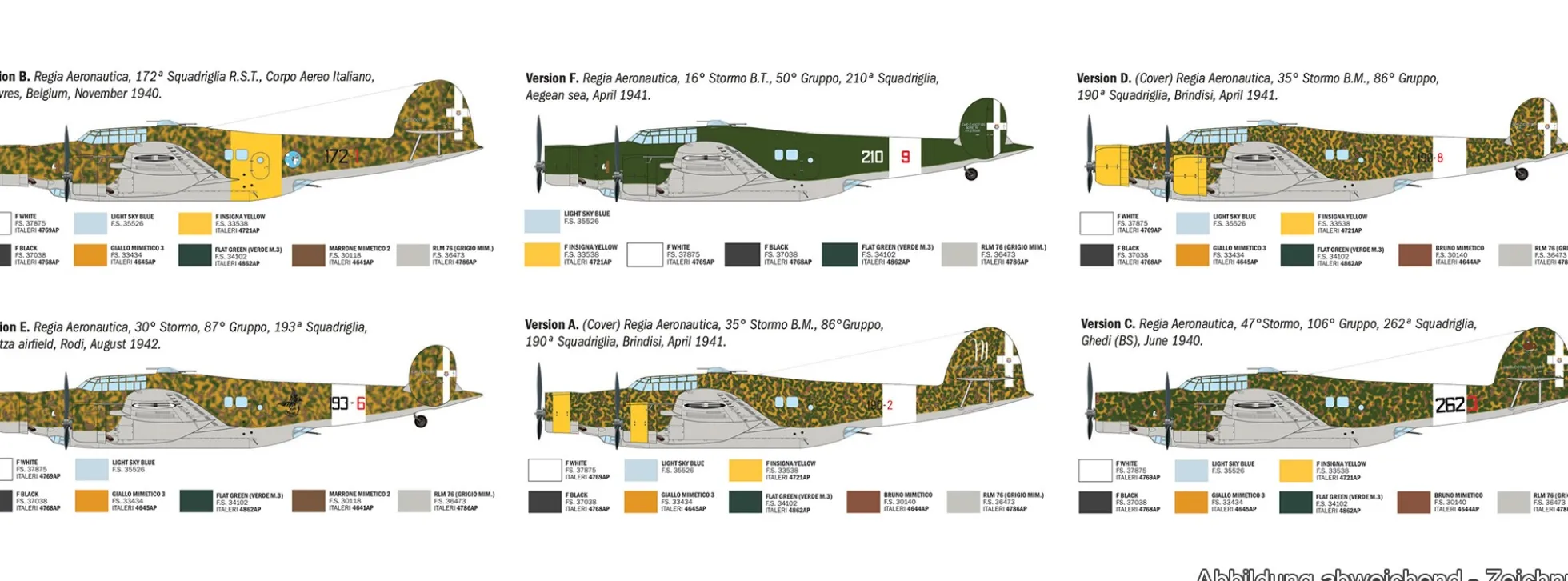 ITALERI 1479 CANT Z.1007 Alcione | Flugzeug Bausatz 1:72