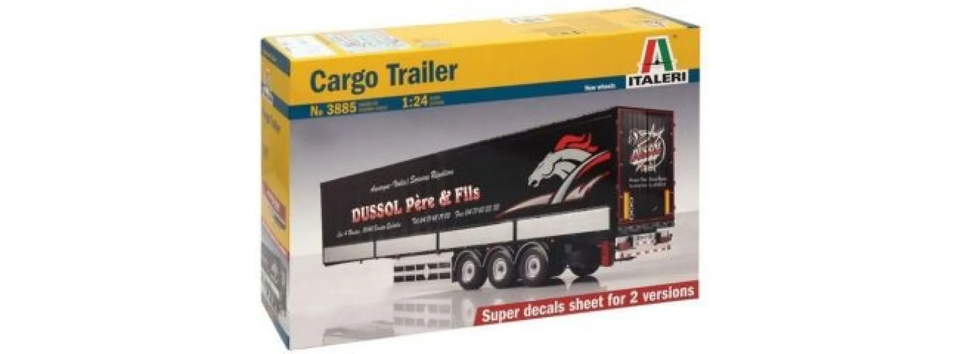 ITALERI 3885 Cargo Trailer | Sattelauflieger Bausatz 1:24