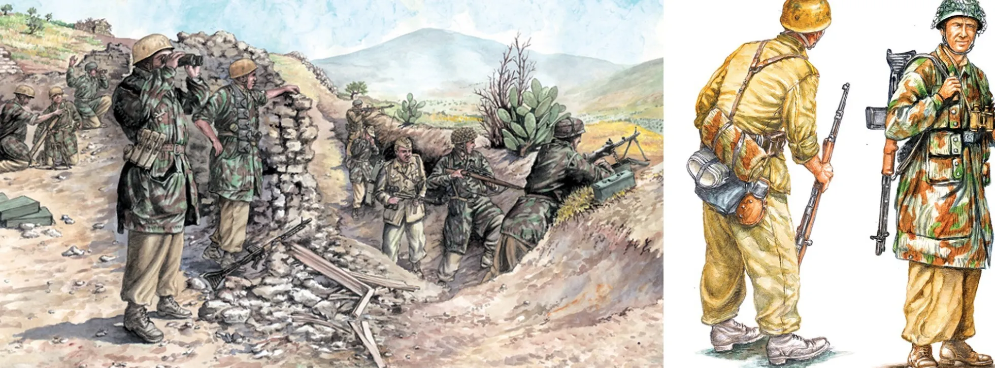 ITALERI 6134 Deutsche Fallschirmjäger Truppe | Militär Bausatz 1:72
