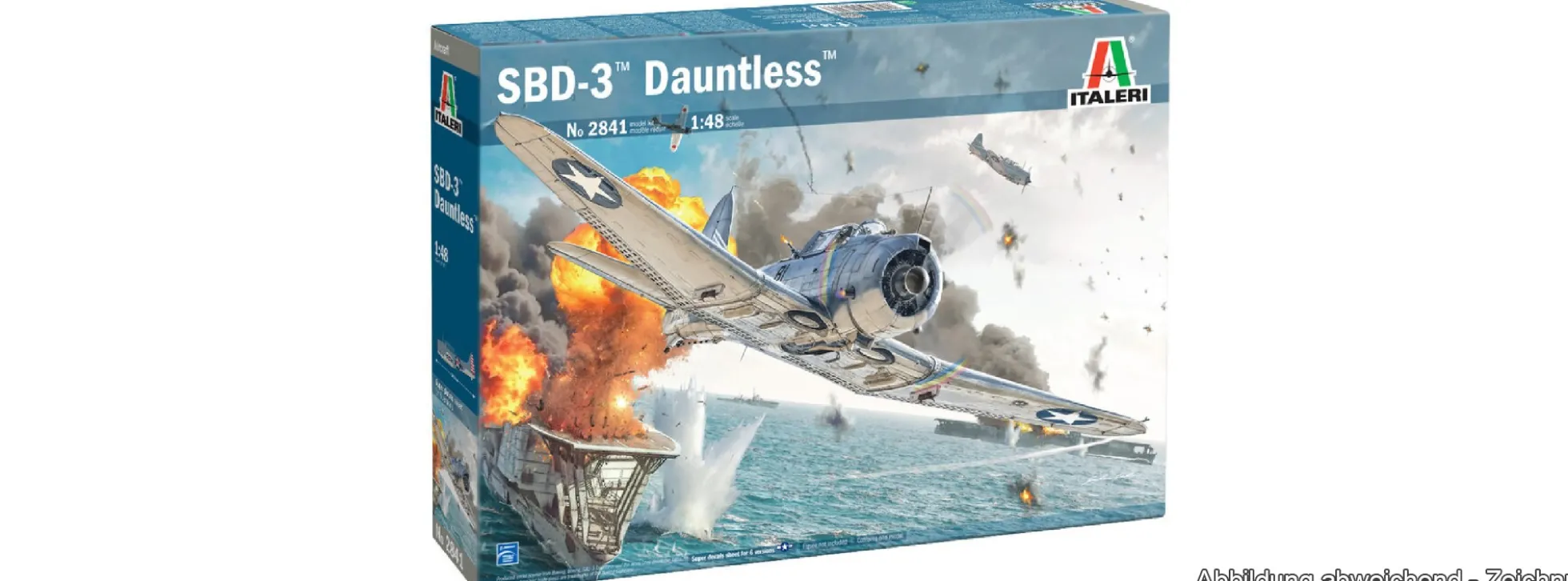 ITALERI 2841 Douglas SBD-3 Dauntless USN | Flugzeug Bausatz 1:48
