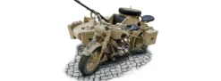 ITALERI 7403 Dt. BMW R75 mit Beiwagen | Militärmotorrad Bausatz 1:9