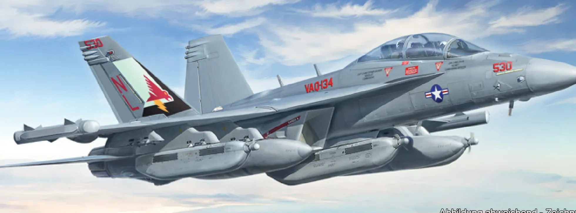 ITALERI 2824 EA-18G Growler | Flugzeug Bausatz 1:48