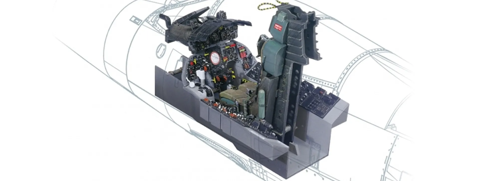 ITALERI 2991 F-104G Cockpit | Bausatz 1:12