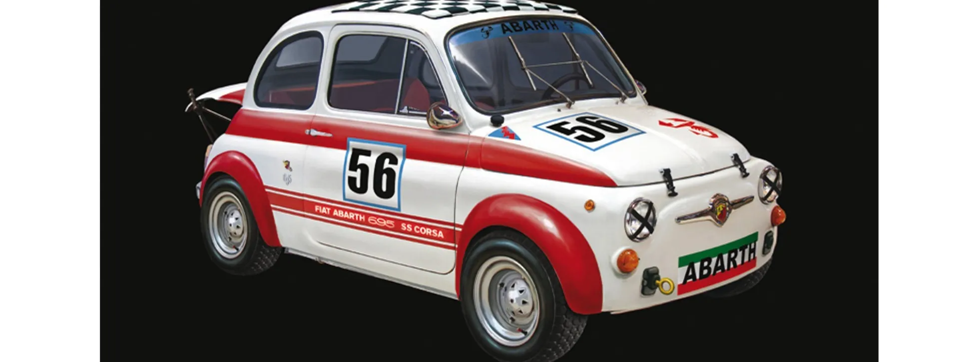ITALERI 4705 FIAT Abarth 695 SS / Assetto Corsa | Auto Bausatz 1:12