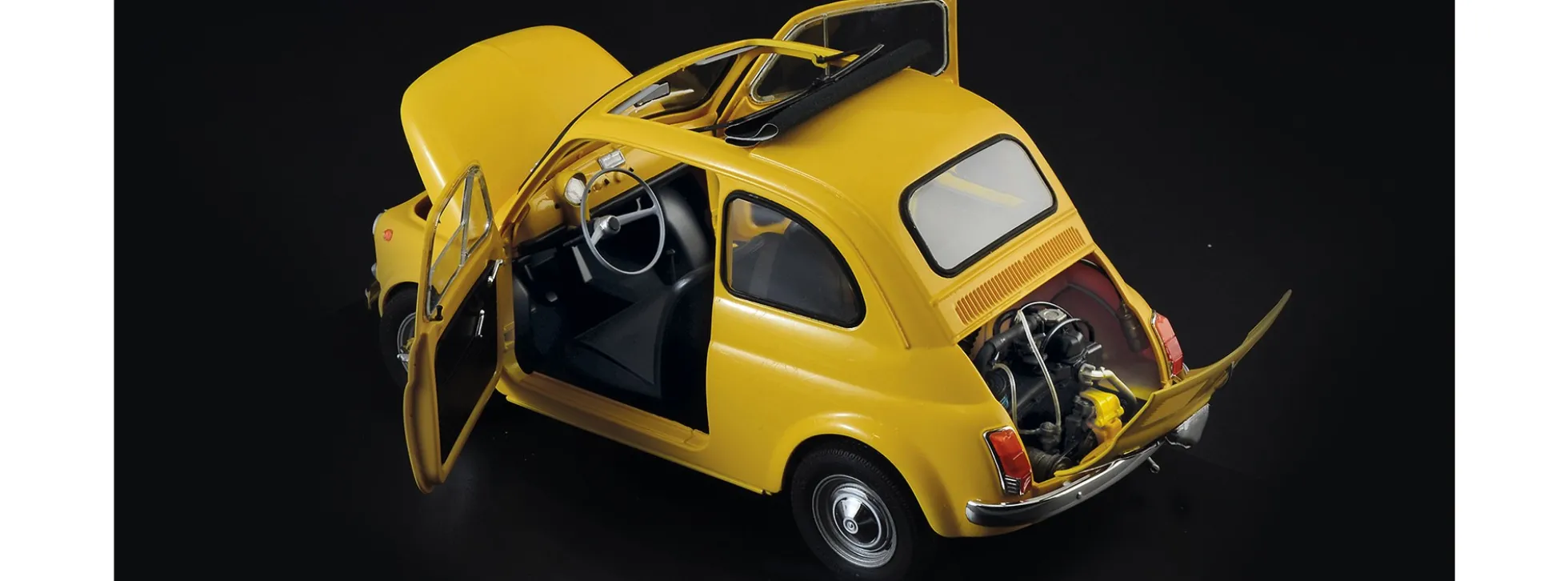 ITALERI 4715 Fiat 500 F Upgraded Edition | Auto Bausatz 1:12