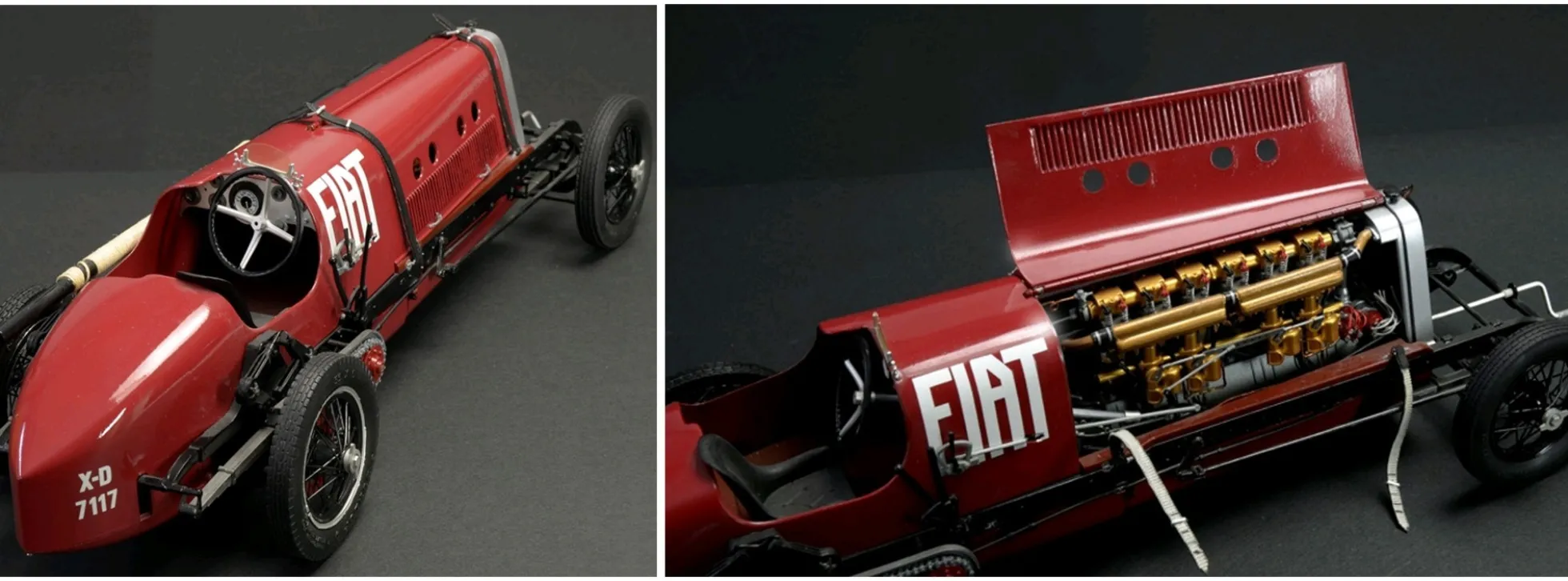 ITALERI 4701 FIAT Mefistofele 21706c.c. Auto Bausatz 1:12
