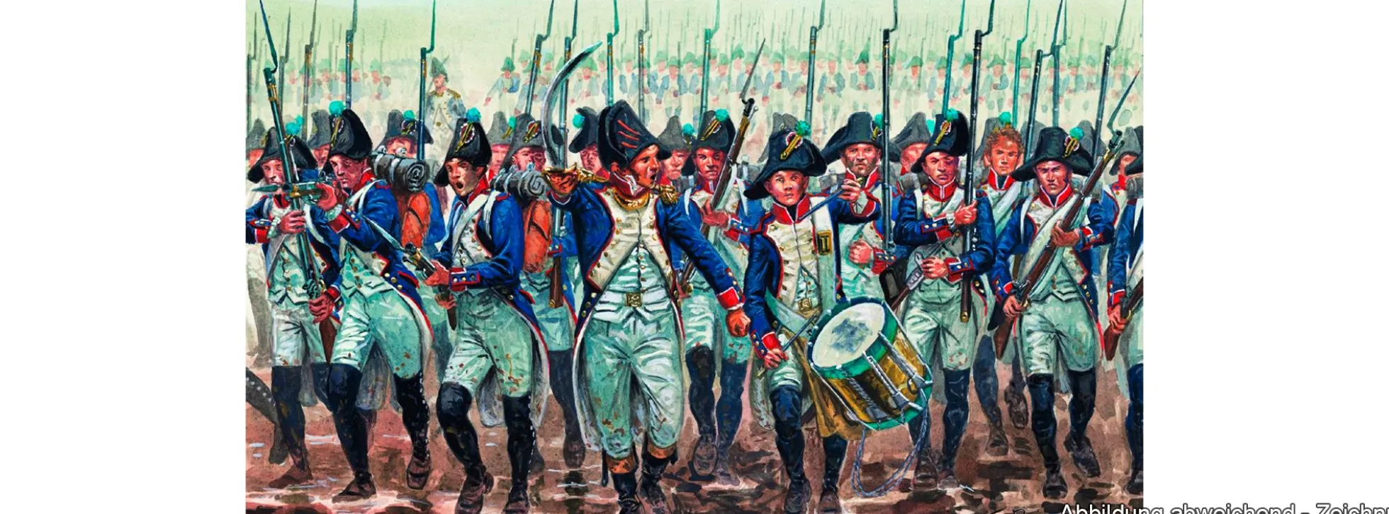 ITALERI 6092 Französische Infanterie 1798-1805 | 40 Stück | Militär Bausatz 1:72