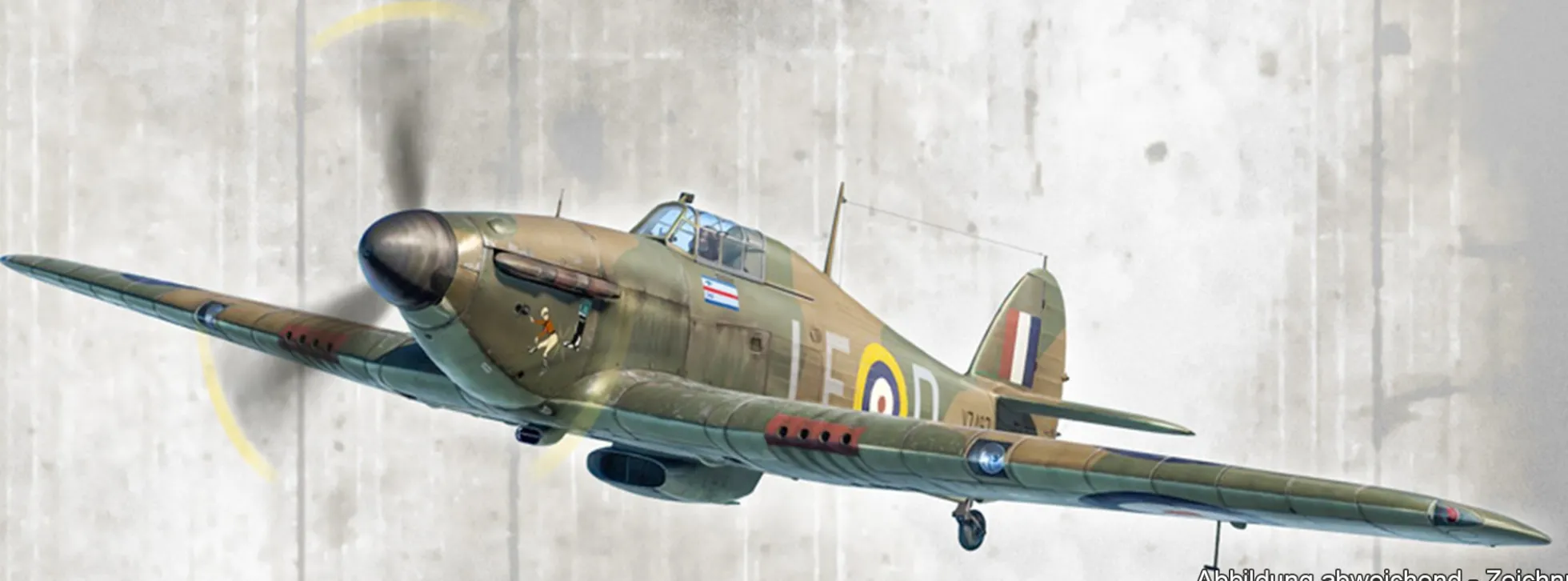 ITALERI 2838 Hawker Hurricane Mk. 1 | Flugzeug Bausatz 1:48