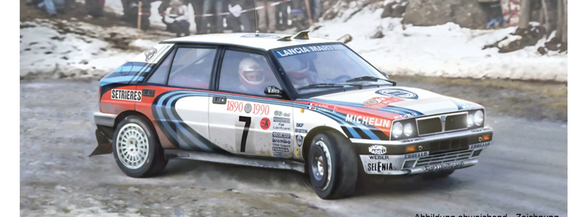 ITALERI 4709 Lancia Delta HF Integrale 16V | Auto Bausatz 1:12