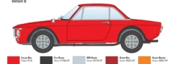 ITALERI 3619 Lancia Fulvia Coupe 1.6HF Fanalone | Auto Bausatz 1:24