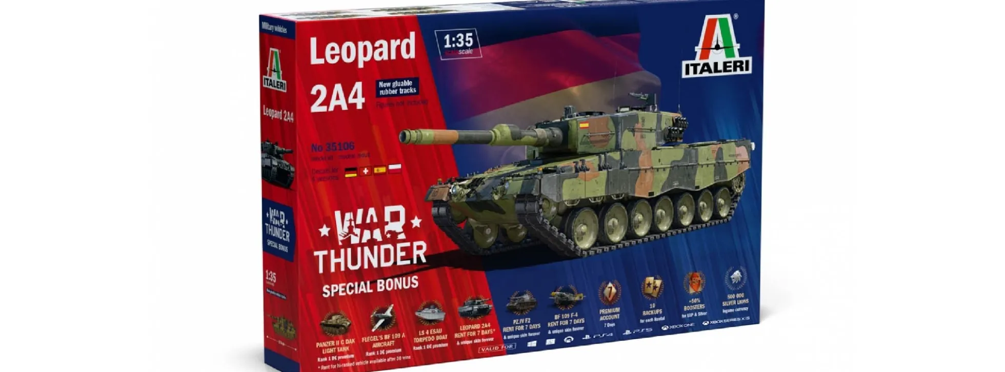 ITALERI 35106 Leopard 2 A4 | Panzer Bausatz 1:35