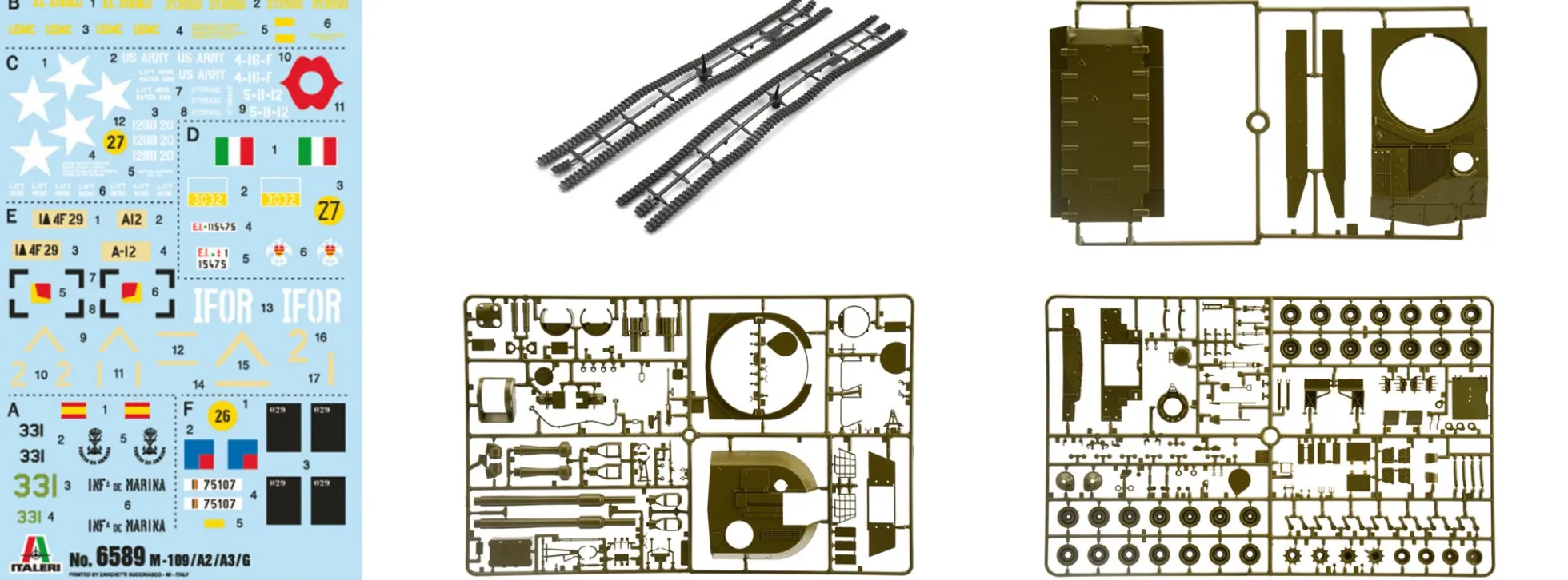 ITALERI 6589 M-109 A2-A3-G Haubitze | Militär Bausatz 1:35