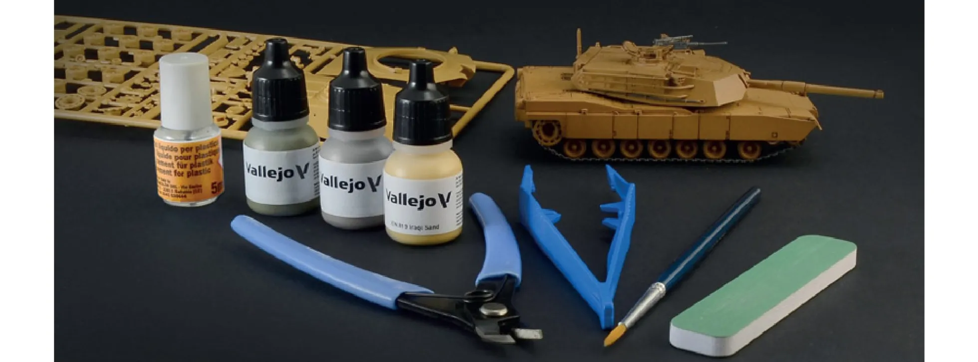ITALERI 72004 M-1 Abrams Model-Set | Panzer Bausatz 1:72