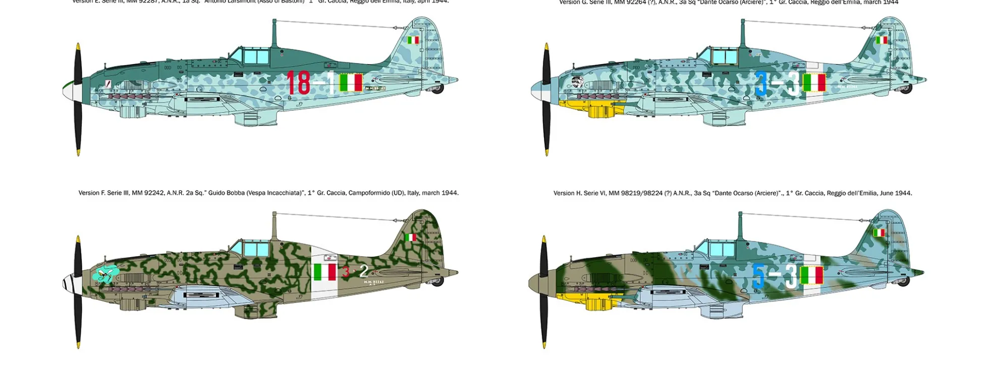 ITALERI 2519 Macchi MC.205 Veltro | Flugzeug Bausatz 1:32