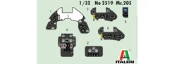 ITALERI 2519 Macchi MC.205 Veltro | Flugzeug Bausatz 1:32