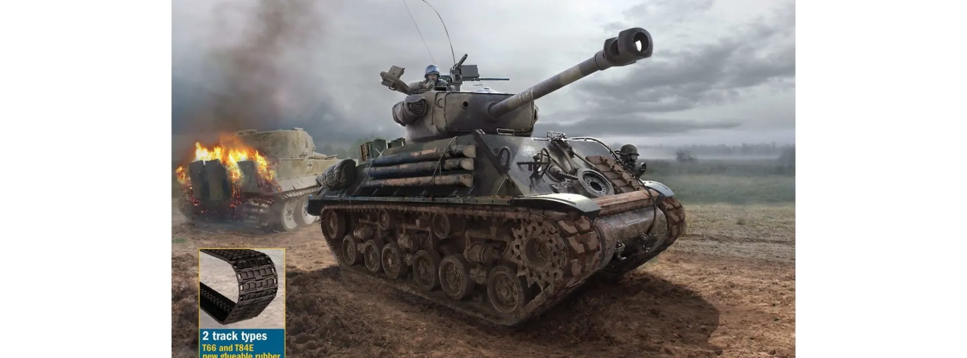 ITALERI 6529 M4A3E8 Sherman Fury | Militär Bausatz 1:35