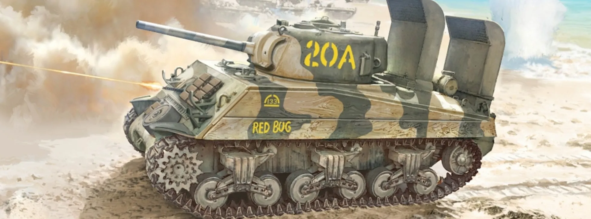 ITALERI 6583 M4A2 U.S. Panzer Marine Corps | Panzer Bausatz 1:35