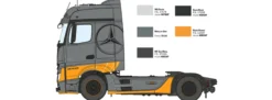 ITALERI 3968 MB Actros MP4 Big Space Grand Prix Edition | LKW Bausatz 1:24