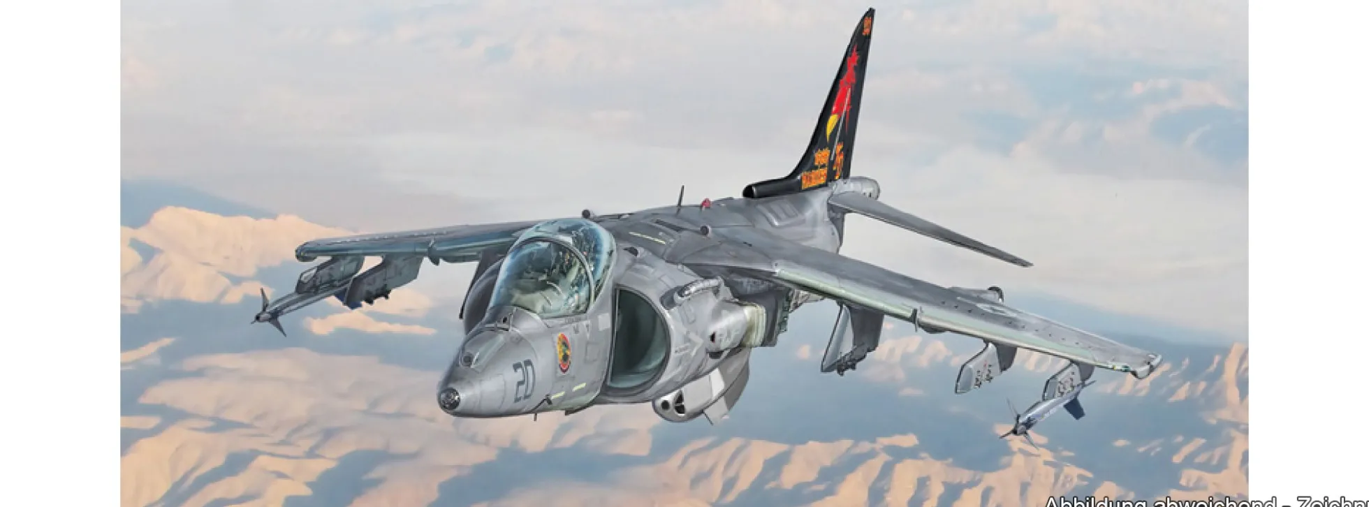 ITALERI 90193 McDonnel Douglas AV-8B Harrier II | Flugzeug Bausatz 1:72