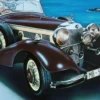 ITALERI 3701 Mercedes-Benz 540K | Auto Bausatz 1:24
