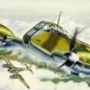 ITALERI 074 Messerschmitt Me 410 Hornisse Flugzeug Bausatz 1:72