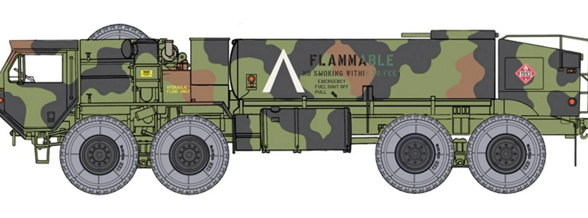 ITALERI 6554 M978 Fuel Servicing Truck | Militär Bausatz 1:35