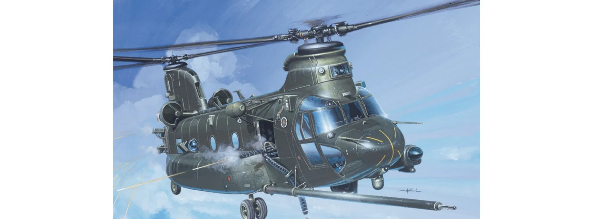 ITALERI 1218 MH-47E SOA Chinook | Hubschrauber Bausatz 1:72