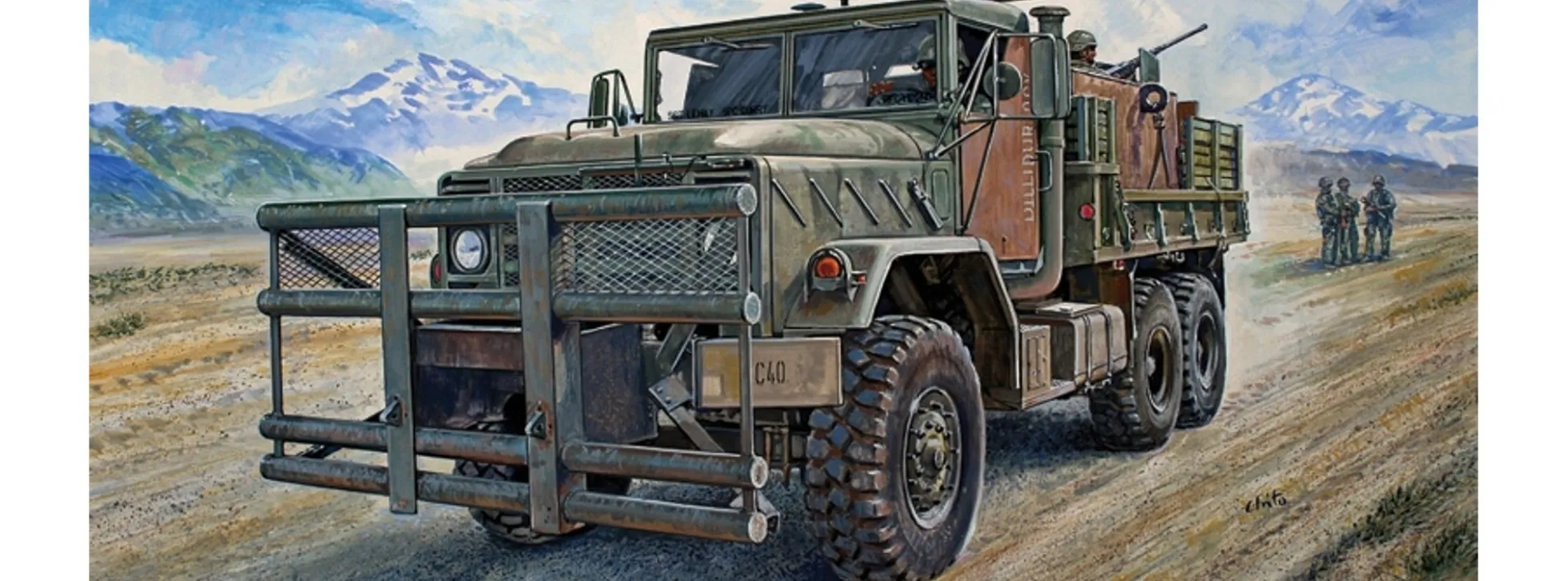 ITALERI 6513 M923 Hillbilly Gun Truck Militär Bausatz 1:35