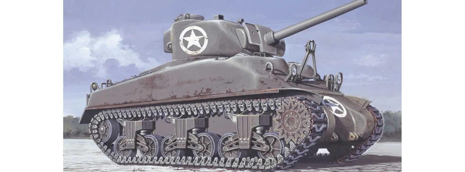 ITALERI 7003 M4 Sherman | Panzer Bausatz 1:72