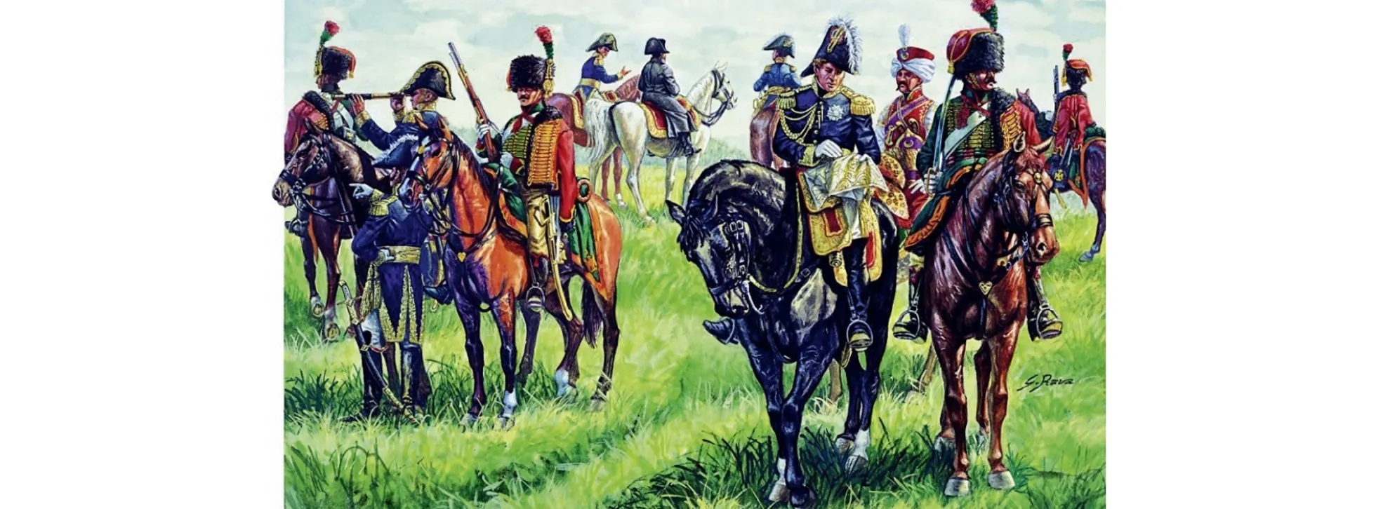 ITALERI 6016 Napoleons Kaiserlicher Generalstab | Figuren Bausatz 1:72