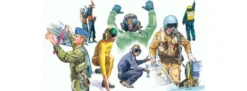 ITALERI 1246 NATO Piloten und Crew Figuren Bausatz 1:72