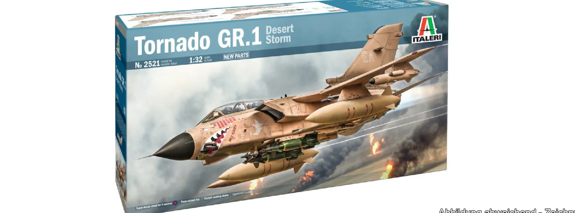 ITALERI 2521 Panavia Tornado GR.1 Desert Storm | Flugzeug Bausatz 1:32