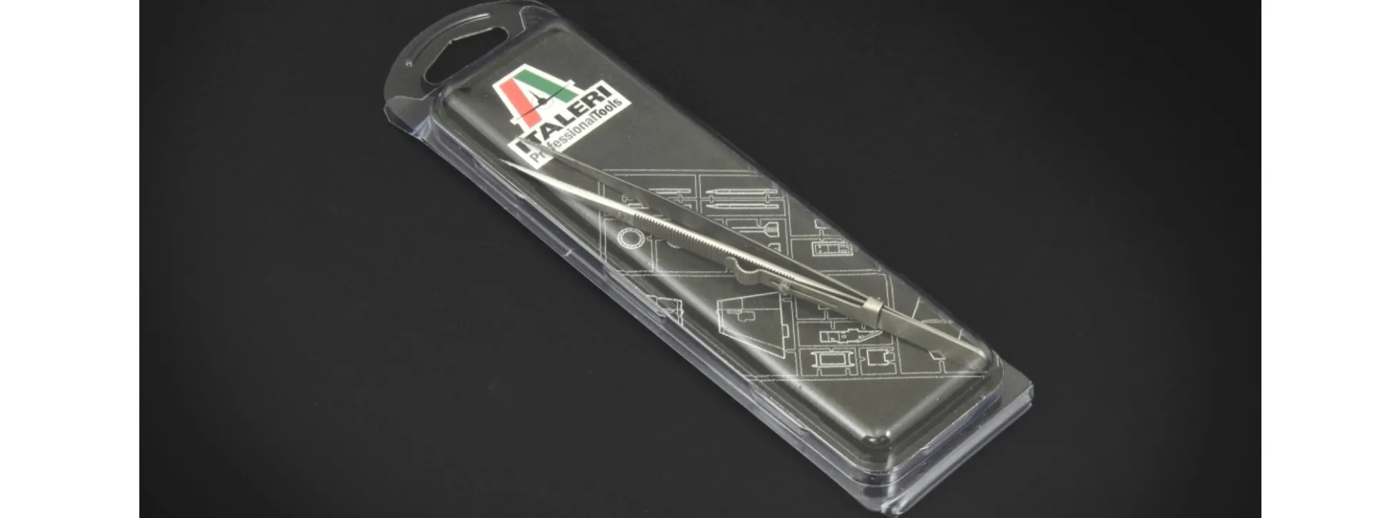 ITALERI 50821 Pinzette spitz mit Arretierung - 160 mm