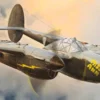 ITALERI 1446 P-38J Lightning | Flugzeug Bausatz 1:72