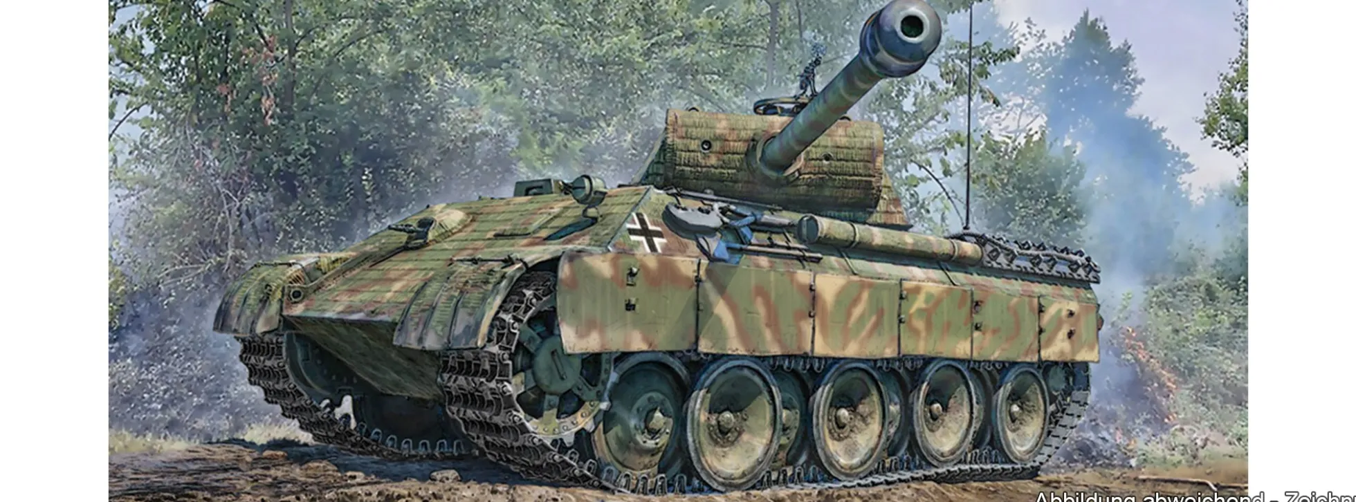 ITALERI 7018 Pz. Kpfw. V Panther Ausf. A Sd. Kfz. 171 | Panzer Bausatz 1:72