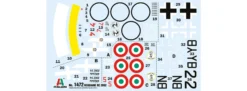 ITALERI 1472 Reggiane Re.2002 Ariete | Flugzeug Bausatz 1:72