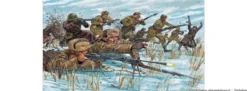 ITALERI 6069 Russische Infanterie in Winter Uniform WW2 | Figuren Bausatz 1:72