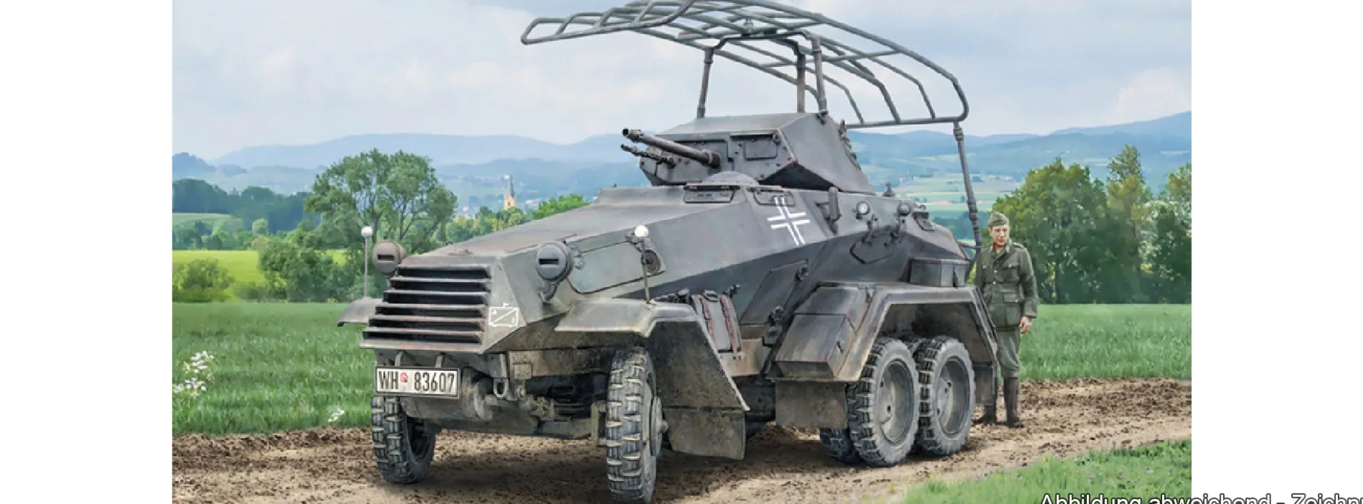 ITALERI 97032 Sd.Kfz. 232. mit 6 Rädern | Panzer Bausatz 1:72