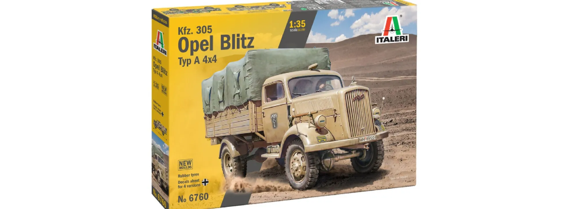 ITALERI 6760 Sd. Kfz. 305 Opel Blitz Typ A 4x4 | Militär Bausatz 1:35