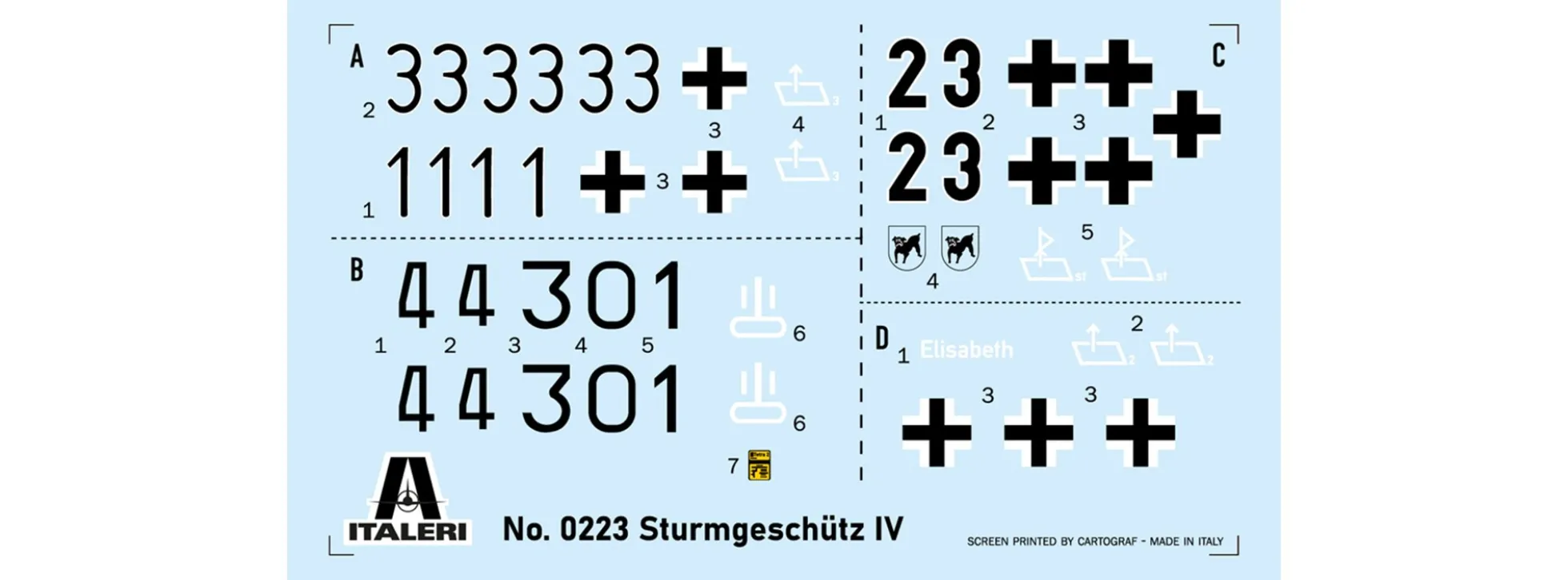 ITALERI 0223 Sd. Kfz. 167 Sturm Geschütz IV | Panzer Bausatz 1:35