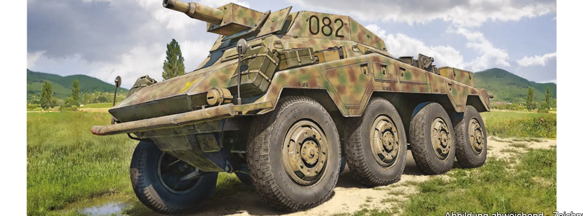 ITALERI 6756 Sd. Kfz. 234/3 Sw. Panzerspähwagen | Panzer Bausatz 1:35