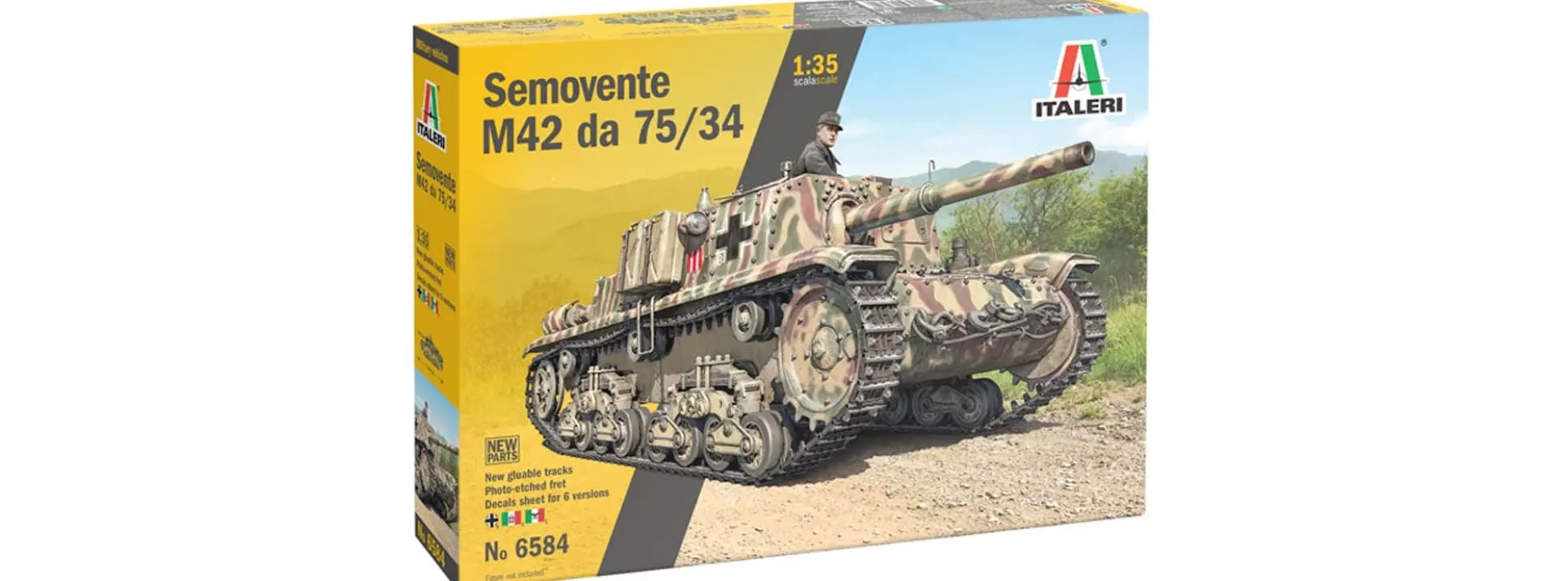 ITALERI 6584 Semovente M42 da 75/34 | Militär Bausatz 1:35