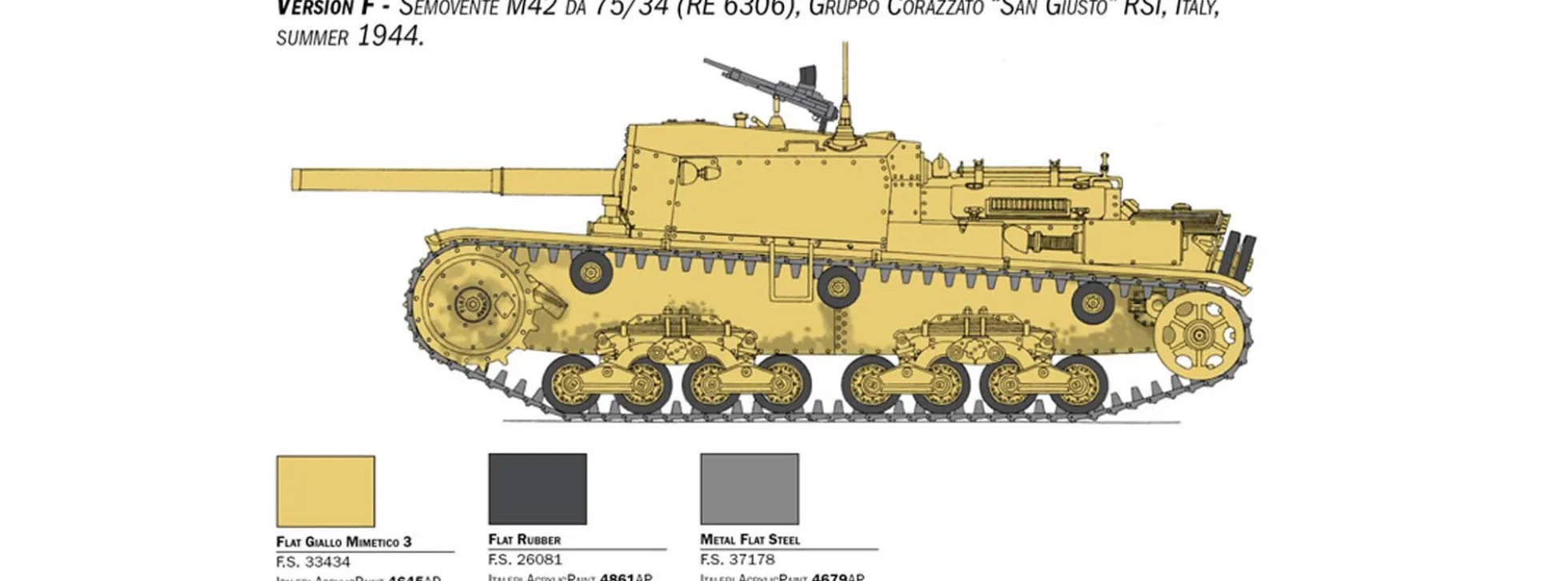 ITALERI 6584 Semovente M42 da 75/34 | Militär Bausatz 1:35