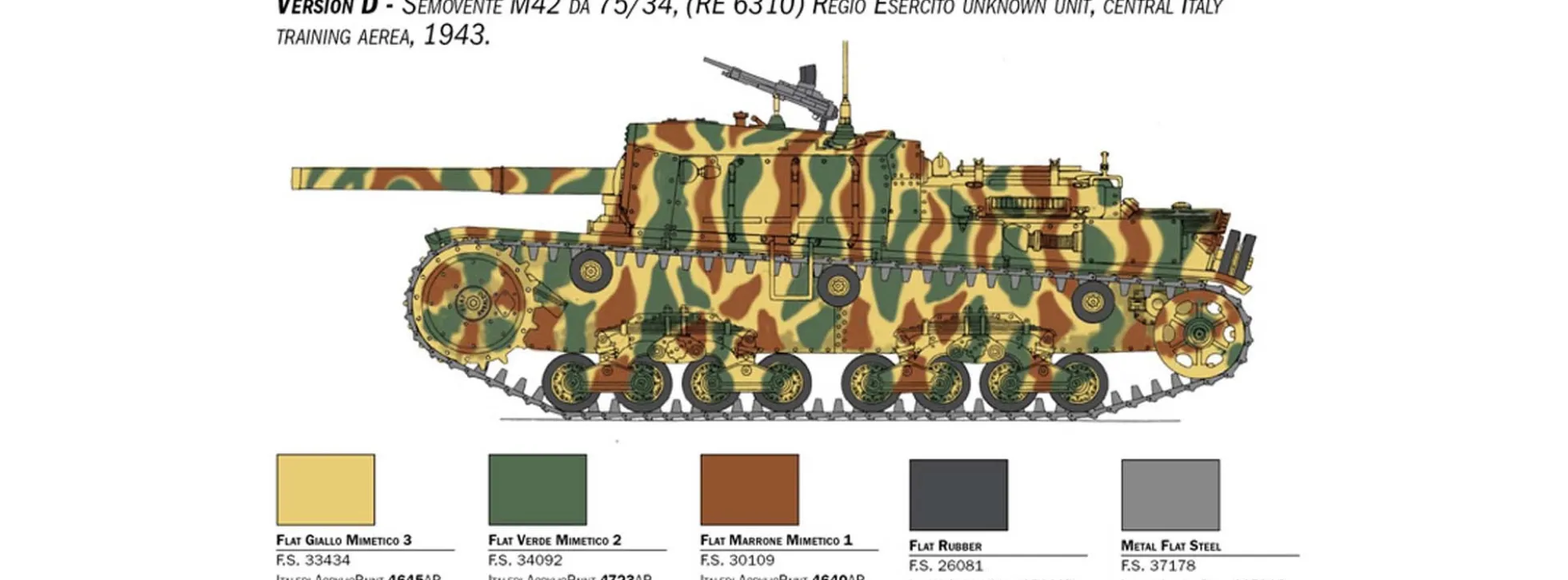 ITALERI 6584 Semovente M42 da 75/34 | Militär Bausatz 1:35