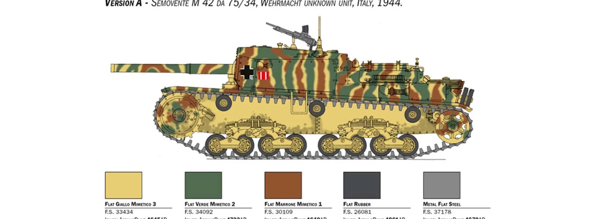 ITALERI 6584 Semovente M42 da 75/34 | Militär Bausatz 1:35