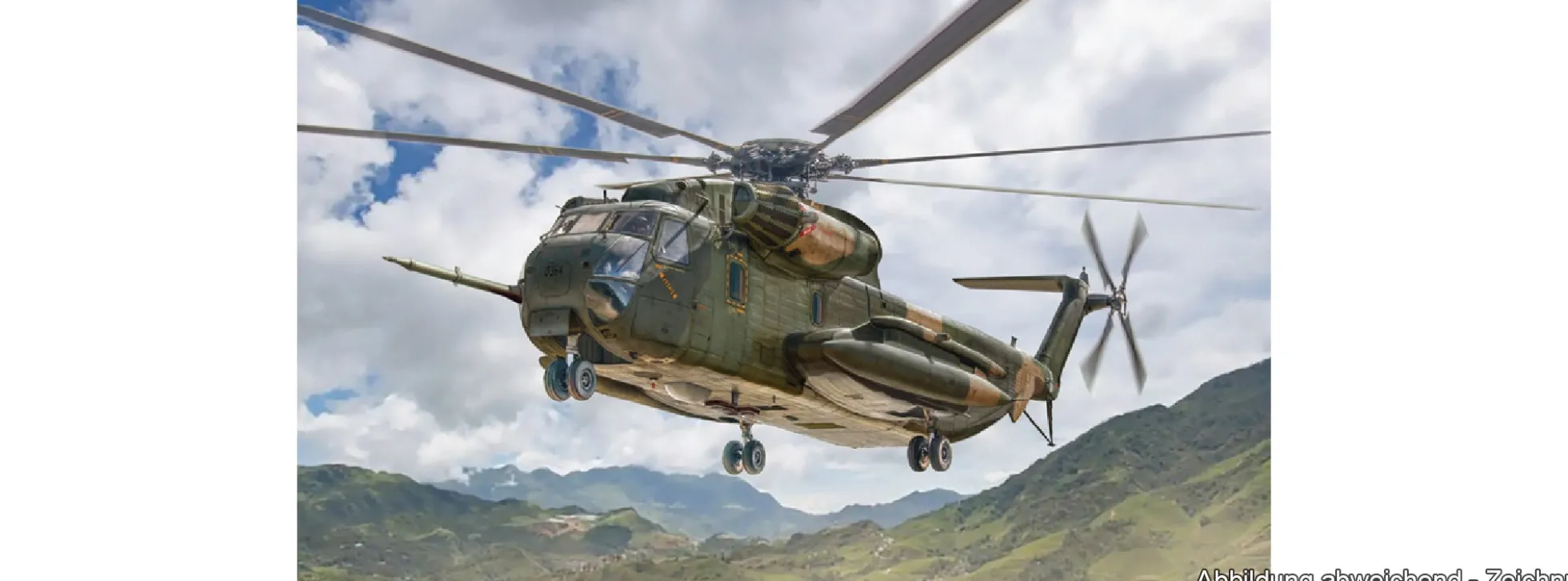 ITALERI 91035 Sikorsky HH-53C Super Jolly Green Giant | Hubschrauber Bausatz 1:72