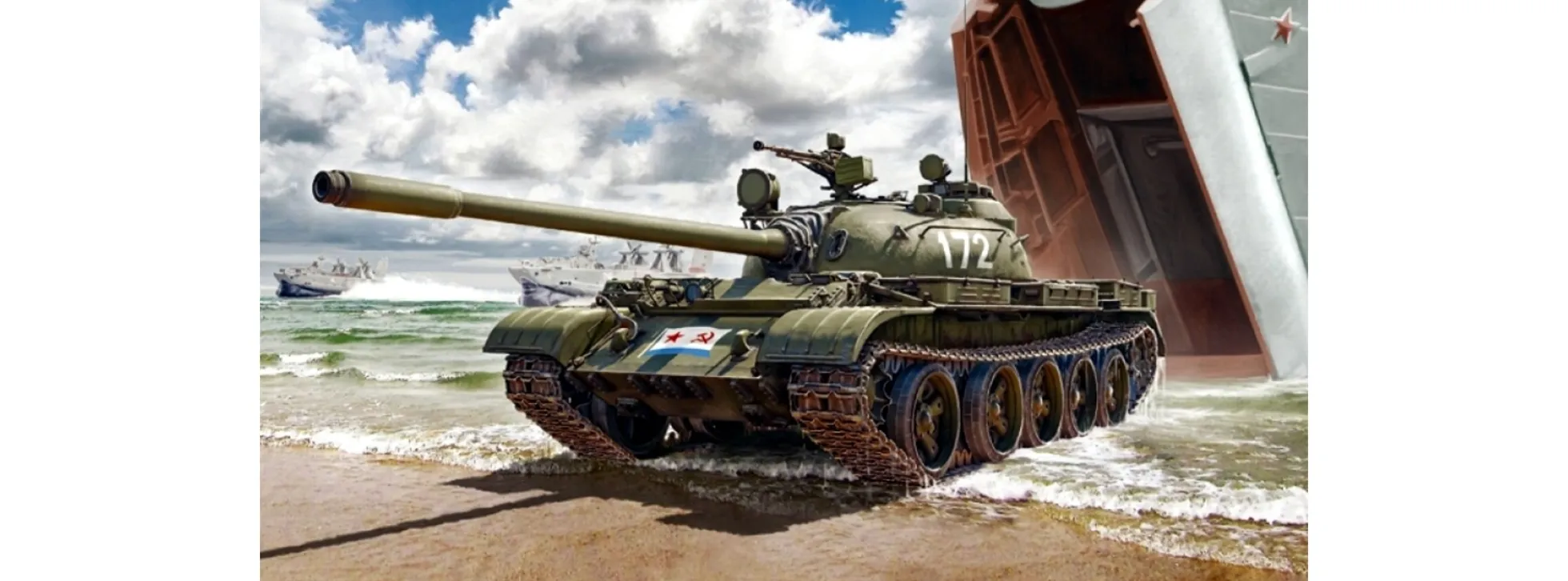 ITALERI 7081 T-55 Panzer | Militär Bausatz 1:72